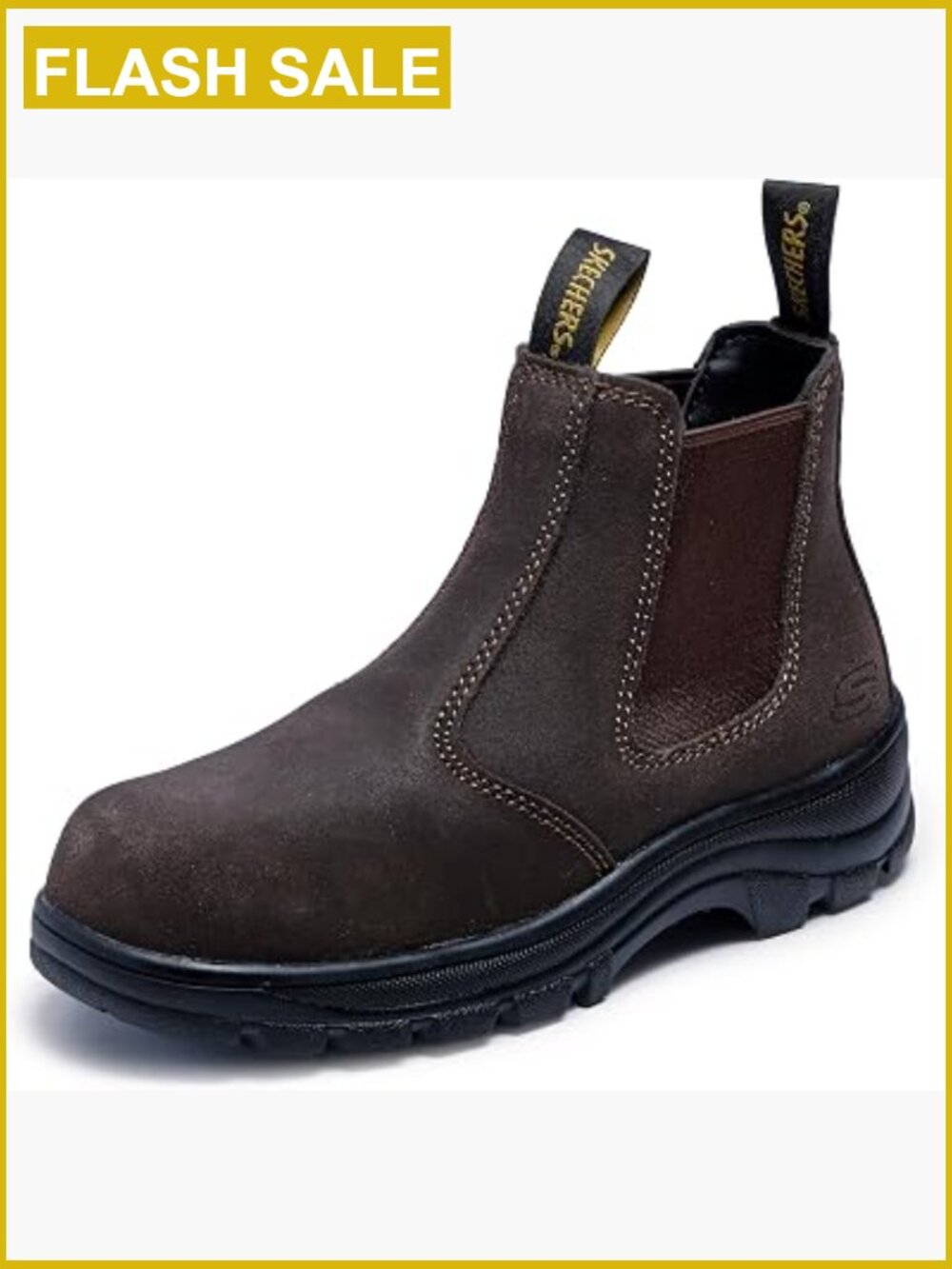 Composite Safety Toe Chelsea Boot Slip Resistant Work Boot